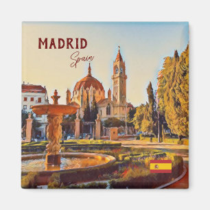 マドリードスペイン旅行風景土産 マグネット