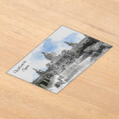 マドリードスペイン – ホリデースーベリースペインへようこそ アクリル招待状 (レイダウン)