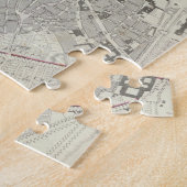 マドリードスペイン(1831年)のヴィンテージの地図 ジグソーパズル (側面)