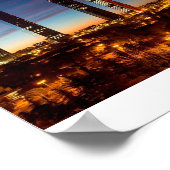 マドリードナイトスカイライン ポスター (角)