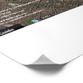 マドリードプレアデス模様3 ポスター (角)