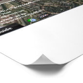 マドリードプレアデス模様4 ポスター (角)