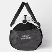 マドリードランドマークス名前をカスタムする ダッフルバッグ (右)