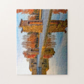 マドリード寺院。 ジグソーパズル (縦)