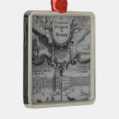 マドリード市の眺め メタルオーナメント (右)