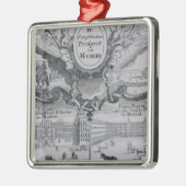 マドリード市の眺め メタルオーナメント (左)