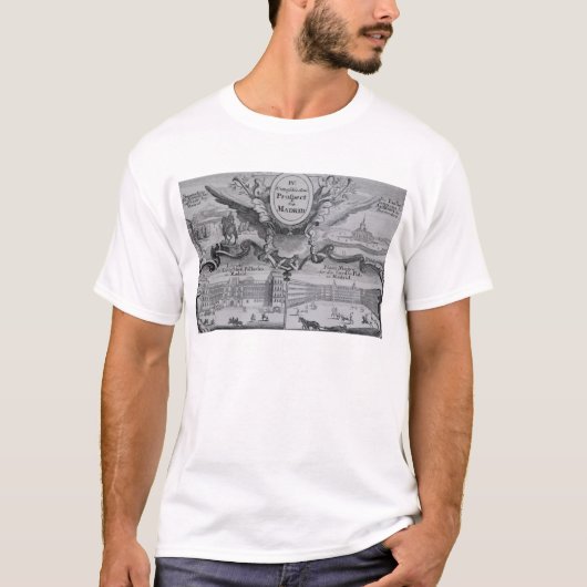 マドリード市の眺め Tシャツ (正面)