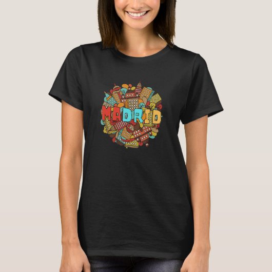 マドリード市スペインのリマインダープライド1 Tシャツ (正面)