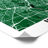 マドリード市地図ポスター ポスター (角)