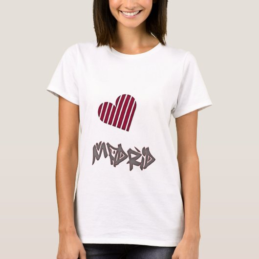マドリード愛 Tシャツ (正面)