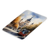 マドリード水彩画 マグネット (左側)