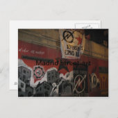 マドリード通りアート ポストカード (正面/裏面)