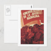 マドリード青年会議_プロパガンダポスター ポストカード (正面/裏面)