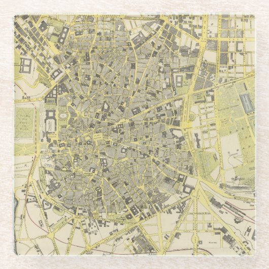 マドリード ガラスコースター (正面)