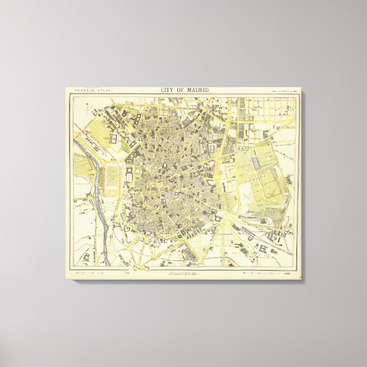 マドリード キャンバスプリント (正面)