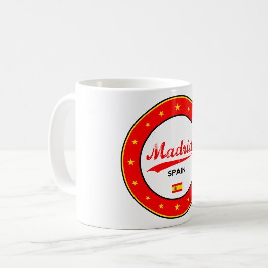 マドリード コーヒーマグカップ (正面左)