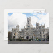 マドリード、スペインのの城郵便はがき ポストカード (正面/裏面)