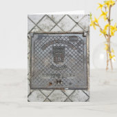 マドリード，スペインのグリーティングカード カード (黄色い花)