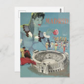 マドリード,スペインのヴィンテージ旅行はがき ポストカード (正面/裏面)