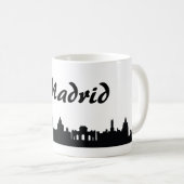 マドリード、スペインの陸標のギフトのマグ コーヒーマグカップ (正面右)