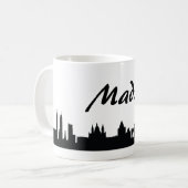 マドリード、スペインの陸標のギフトのマグ コーヒーマグカップ (正面左)