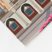 マドリード・スペインへの旅行アート フリースブランケット (角)