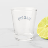 マドリード，スペインヴィンテージアーチ ショットグラス (裏面)
