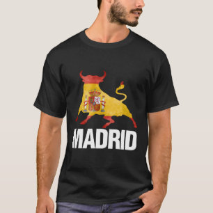 マドリード・スペイン国旗の闘牛 Tシャツ