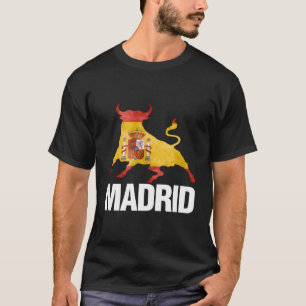 マドリード・スペイン国旗の闘牛 Tシャツ