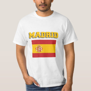 マドリード・スペイン国旗 Tシャツ