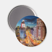 マドリード、スペイン風光明媚な写真 マグネット (正面/裏面)