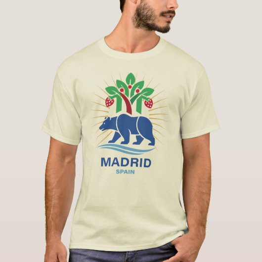 マドリード スペイン ヨーロッパ Tシャツ (正面)