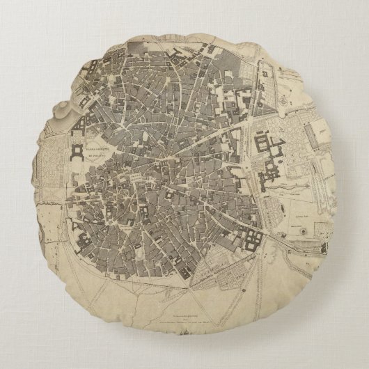 マドリード、スペイン ラウンドクッション (正面)