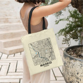 マドリード スペイン 都市地図 トートバッグ