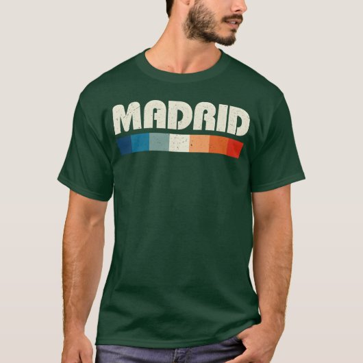 マドリード スペイン 80年代 女子 Tシャツ (正面)