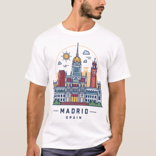 マドリード,スペイン Tシャツ