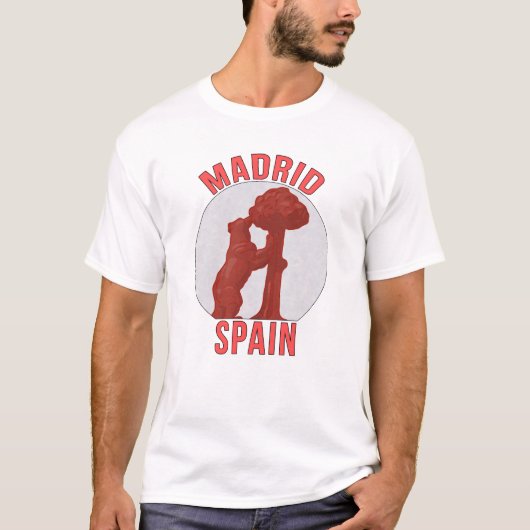 マドリード スペイン Tシャツ (正面)