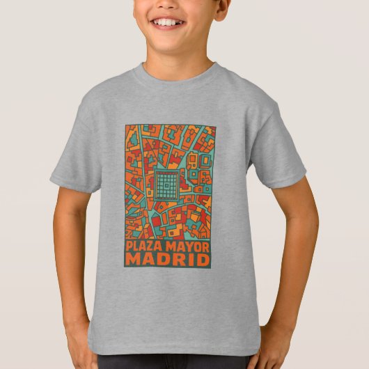 マドリード・プラサ・マヨール Tシャツ (正面)