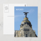 マドリード・メトロポリス ポストカード (正面/裏面)