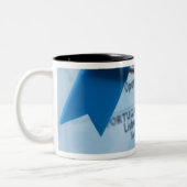 マドリード、地図、クローズアップのスペインに置かれるピンの地図を描いて下さい ツートーンマグカップ (左)