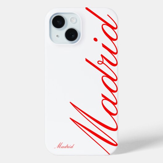 マドリード – 美しいiPhoneケース Case-Mate iPhoneケース (裏面)