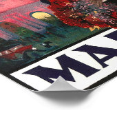 マドリードTemporada de Primavera - Vintage Travel Art ポスター (角)