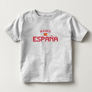 マドリ動揺してッドスペイン(エスパーニャ) トドラーTシャツ