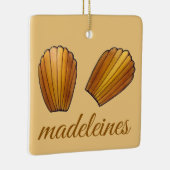 マドレーヌフランスのパティシシェフパティスレーケーキ セラミックオーナメント (右)
