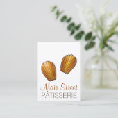 マドレーヌフランスのパティスレーケーキショップ 名刺 (スタンド正面)