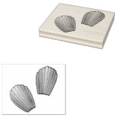 マドレーヌフランスのフードペストリーケーキパティスリー ラバースタンプ (押印)