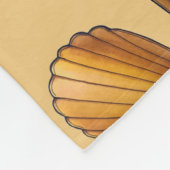 マドレーヌフランスのフードペストリーシェフパティスリー フリースブランケット (角)