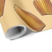 マドレーヌフランスのフードペストリーシェフパティスリー ラッピングペーパー (ロールコーナー)