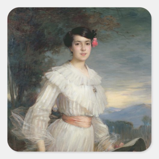 マドレーヌリクスポートレート, 1902 スクエアシール (正面)