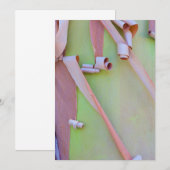 マドローンツリーバーク抽象芸術 サンキューカード (正面/裏面)